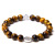 6-10mm Bracelet Band Cross Tiger Eye Accessories White Agate Bead Jewelry Unisex Christmas Factory Direct Sales