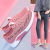 2022 New Spring/Summer Autumn Versatile Women's Shoes Flat Soft Sole Shoes Korean Style Trendy Casual Flying Woven Sports Running Shoes