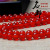 Natural Crystal 7A Red Agate Scattered Beads DIY Ornament Accessories Bead Bracelet Red Agate Semi-Finished Products Wholesale