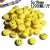 Acrylic Yellow round Flat Smiley Face Scattered Beads Ornament Accessories Handmade Diy Bracelet Necklace Material Jewelry Accessories Ornament Accessories