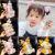 Korean Style Children's Suit Hairpin Cute Rabbit Flower Hairpin Baby Girl Princess Hair Accessories Milk Coffee Girl Side Clip