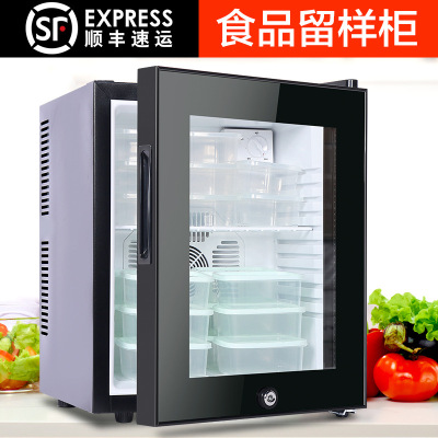 Kindergarten Food Sample Cabinet Small Beverage Freezer Home Use and Commercial Use Mini Refrigerator Dining Table Frozen to Keep Fresh Display Cabinet