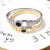 Popular 2022 New Bracelet Personalized Diamond-Embedded Fashion All-Match Women's Titanium Steel Bracelet Women's Gold