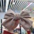 Qian Qian Simple Style Barrettes Women's Sweet Wine Red Spring Clip Cute Graceful Bow Internet Celebrity