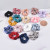 Wholesale Japanese and Korean Girl's Large Intestine Hair Ring Satin Solid Color Hair Ring Bun Hair Rope Hair Accessories