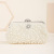 Spot Cross-Border Hot Handmade Pearl Dinner Bag Rhinestone Banquet Cheongsam Wedding Bride Clutch Evening Bag