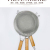 Stainless steel twill oil grid fried small hole with wooden handle spoon strainer wide edge strainer spoon strainer