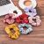 Wholesale Japanese and Korean Girl's Large Intestine Hair Ring Satin Solid Color Hair Ring Bun Hair Rope Hair Accessories