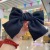 Qian Qian Simple Style Barrettes Women's Sweet Wine Red Spring Clip Cute Graceful Bow Internet Celebrity