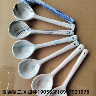 Ceramic Spoon Spoon Small Spoon Meal Spoon Coffee Spoon Kitchen Supplies
