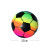 PVC Full Printing Ball 9-Inch Rainbow Ball Baby Cognition Infant Inflatable Toy Ball Sports Customization Wholesale