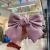 Qian Qian Simple Style Barrettes Women's Sweet Wine Red Spring Clip Cute Graceful Bow Internet Celebrity