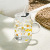 Korean Ins Style Glass Good-looking Household Cute Big Belly Breakfast Clear Water Cup Gift Wholesale Mug