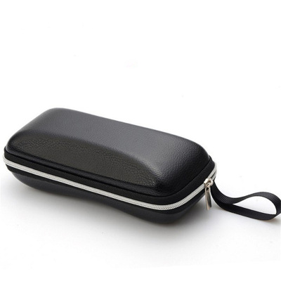 PU Leather High-Grade Multi-Color Rectangular Leather Glasses Case Leather Personalized Sunglasses Zipper Box Storage Box Wholesale