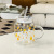 Korean Ins Style Glass Good-looking Household Cute Big Belly Breakfast Clear Water Cup Gift Wholesale Mug