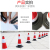 Rubber Traffic Cone PVC Road Reflecting Road Cone Traffic Anti-Collision No Parking Safety Warning Rubber Traffic Cone Roadblock