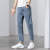 Jeans Men's Spring and Autumn Fashion Brand Loose Straight Cropped 2022 New Autumn Leisure Men's Summer Long Pants
