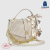 New Trendy Chain Fashion Elegant Women's Bag Silk Scarf Popular Messenger Bag Rhombus Texture Portable Shoulder Bag