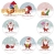 Amazon Cross-Border Christmas Gift Stickers Decorative Sealed Sticker Merry Christmas Stickers