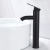 Stainless Steel Hot and Cold Water Faucet European-Style Black Counter Basin Wash Basin Faucet Bathroom Basin Faucet