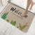 New Simple Cartoon Linen Bathtub Bathroom Non-Slip Mat Bathroom Bath Shower Room Suction Cup Floor Mat Toilet