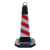 Rubber Traffic Cone PVC Road Reflecting Road Cone Traffic Anti-Collision No Parking Safety Warning Rubber Traffic Cone Roadblock