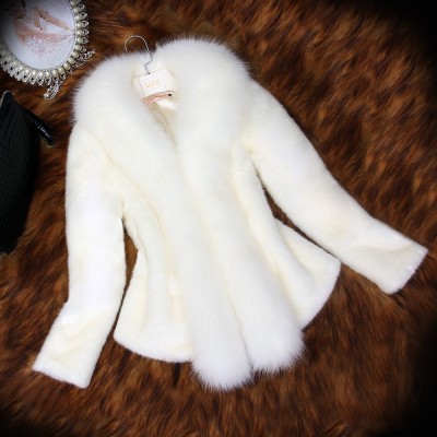 Winter New 2021 Faux Fur Coat Women's Mid-Length Imitation Marten Faux Fur Coat Coat Short Coat Fox Slimming