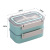 Customizable 304 Stainless Steel Lunch Box Double Rounds Tableware Portable Lunch Box Adult Lunch Box for Work