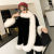 Autumn and Winter New Mink-like Wool Faux Fur Coat Women's Thickened Warm Fur Cape and Shawl Slimming