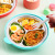 Stainless Steel Children's Dinner Plate Printable Logo Kindergarten Baby Food Supplement Plate Water Injection Rice Bowl