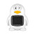 New Desktop Penguin Mini Fan Heater Small Household Office Heater Portable Electric Heater Gift