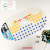 Water Beads Suction Cup Pad Cartoon Color Bathroom Mat Dots Beads Non-Slip Mat Oval Animal Foot Mat
