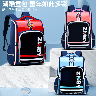 2022 Fashion New Student Schoolbag Grade 1-3-6 Burden Alleviation Backpack Backpack Wholesale