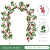 Christmas Flower Chinese Hawthorn Berry Simulation Rattan Cross-Border Supply Christmas Atmosphere Arrangement Winding Hanging Christmas Rattan