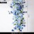 Wedding Props Emulational Flower and Silk Flower Blue Color Arch Floral Outdoor Lawn Wedding Ornament Furnishing Decorative Fake Flower