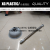 toilet suck fashion style gray stainless steel long handle plunger household toilet drainage facility toilet plunger