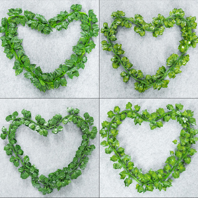 Wholesale Small Artificial Plants Green Leaves Artificial Flowers Ivy Ivy Pieces Artificial Green Leaf Vine Decoration Supplies