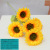 Spot Supply Wedding Ceremony Home Wedding Room Ornamental Flower Artist Huazhen Selected Artificial Flower Sunflower SUNFLOWER