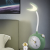 Astronaut Desk Light Clock USB Charging Moon Night Lamp Table Setting Alarm Clock Student Stationery Company Gift