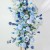 Wedding Props Emulational Flower and Silk Flower Blue Color Arch Floral Outdoor Lawn Wedding Ornament Furnishing Decorative Fake Flower