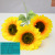 Spot Supply Wedding Ceremony Home Wedding Room Ornamental Flower Artist Huazhen Selected Artificial Flower Sunflower SUNFLOWER