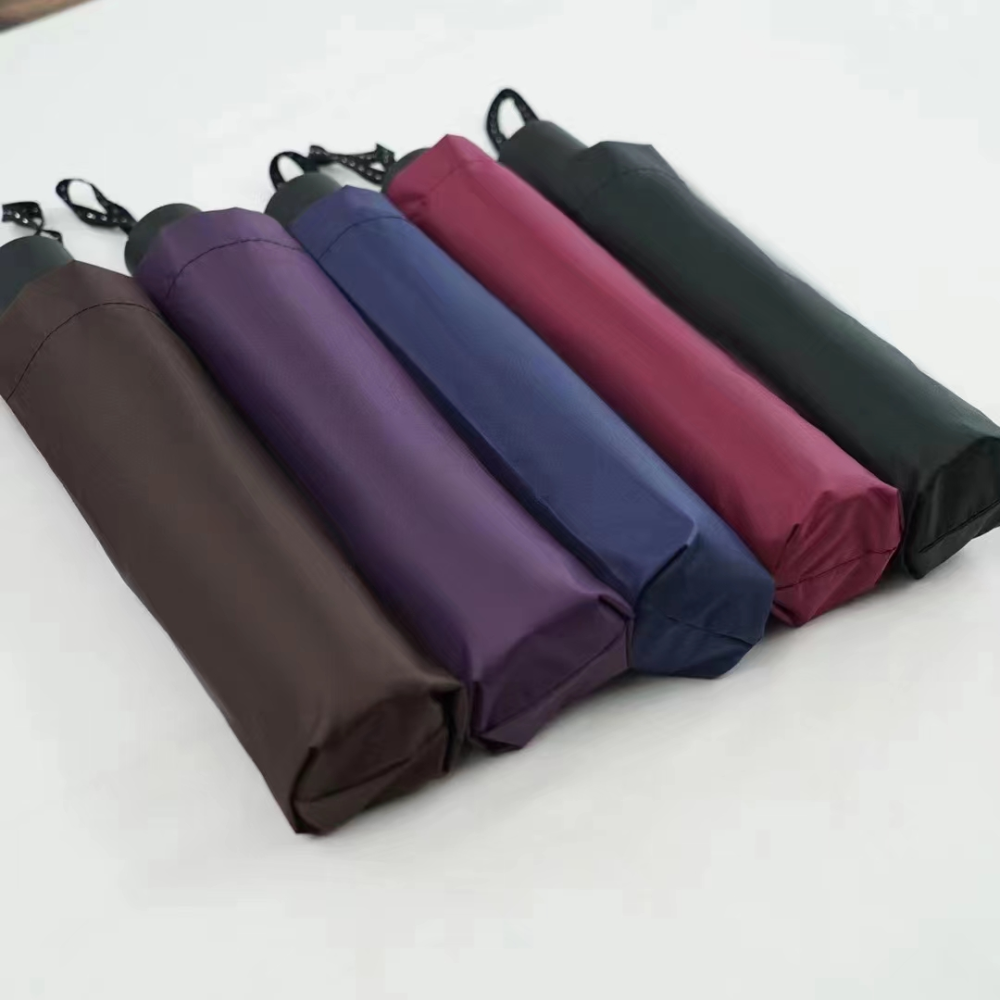 厂家批发雨伞十骨折叠双人加大复古条纹伞晴雨两用黑胶防晒遮阳伞