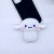 Mini Coin Purse Female Soft Silicone Coin Bag Earphone Bag Creative Cartoon Hand Holding Keychain Bag Can Stick Phone Case