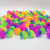 Novelty 25mm Floating Water Two-Color Rainbow Frosted Elastic Ball Children's Ball Toys Pack Gashapon Machine Cross-Border Supply