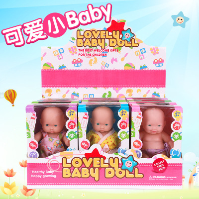 5-Inch Blind Box Doll 12 PCs Simulation Baby Doll Play House Toy Vinyl Decoration Children's Toy Wholesale