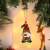 New Christmas Decorations Painted Wooden Small Pendant Christmas Tree Faceless Old Rudolf Pattern Pendant