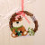 Christmas Wooden Rattan Garland Christmas Decoration Supplies Door Hanging Hotel Shopping Mall Decoration Garland Wreath