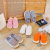 [Mu & Cu® Mt003 Puff Bubble Cotton Home Cotton Slippers]]