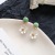 Dongdaemun Sterling Silver Needle Korean Elegant Simple Small Fresh Flower Stud Earrings for Women Super Fairy Mori Style Small Flower Earrings