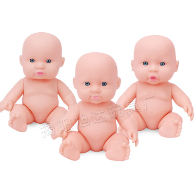 Cross-Border Simulation Vinyl Decoration 8-Inch Baby Doll Early Childhood Educational Toys Blind Box Figurine Doll Toy Wholesale